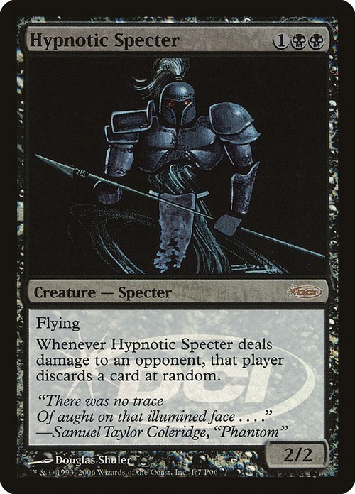 MTG Magic The Gathering Hypnotic Specter Unlimited HP