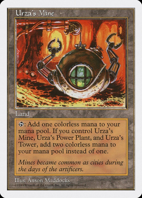 Urza's Mine played MTG Eighth Edition 8th Magic